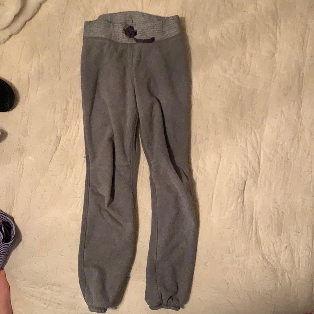 Kids fleece lined ivivva jogging pants
